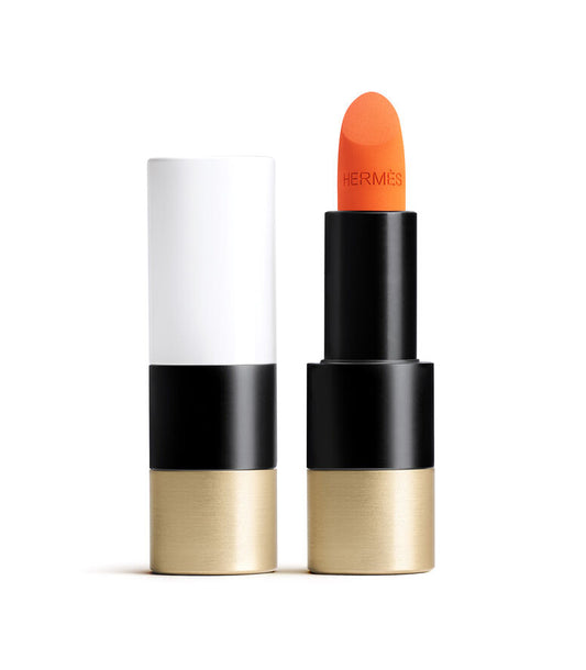 HERMÈS, LIPSTICK MATE ROUGE ORANGE BOITE