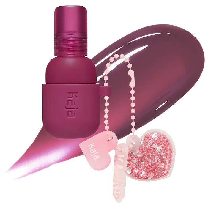Kaja Jelly Charm Glazed Lip Stain & Blush With Keychain,