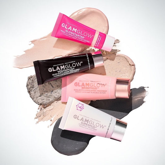 GLAMGLOW, INSTANT HITS FACE MASK & MOISTURIZER SET, SUPERMUD®