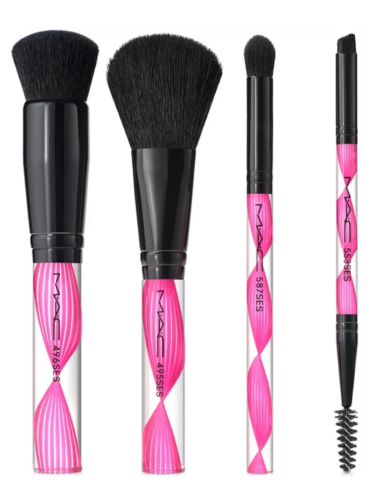 MAC COSMETICS, 5pc HYPNOTIZING HOLIDAY WAVE YOUR WAND BRUSH SET