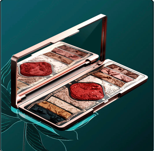 FLORASIS, FLORAL ENGRAVING PHOENIX MAKEUP PALETTE