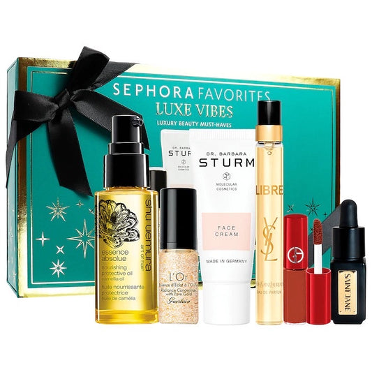 SEPHORA FAVORITES, LUXE VIBES MINI LUXURY BEAUTY SAMPLER SET