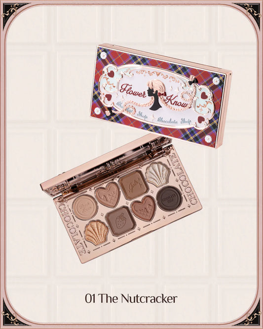 FLOWER KNOWS, CHOCOLATE WONDER-SHOP EIGHT-COLOR EYESHADOW PALETTE