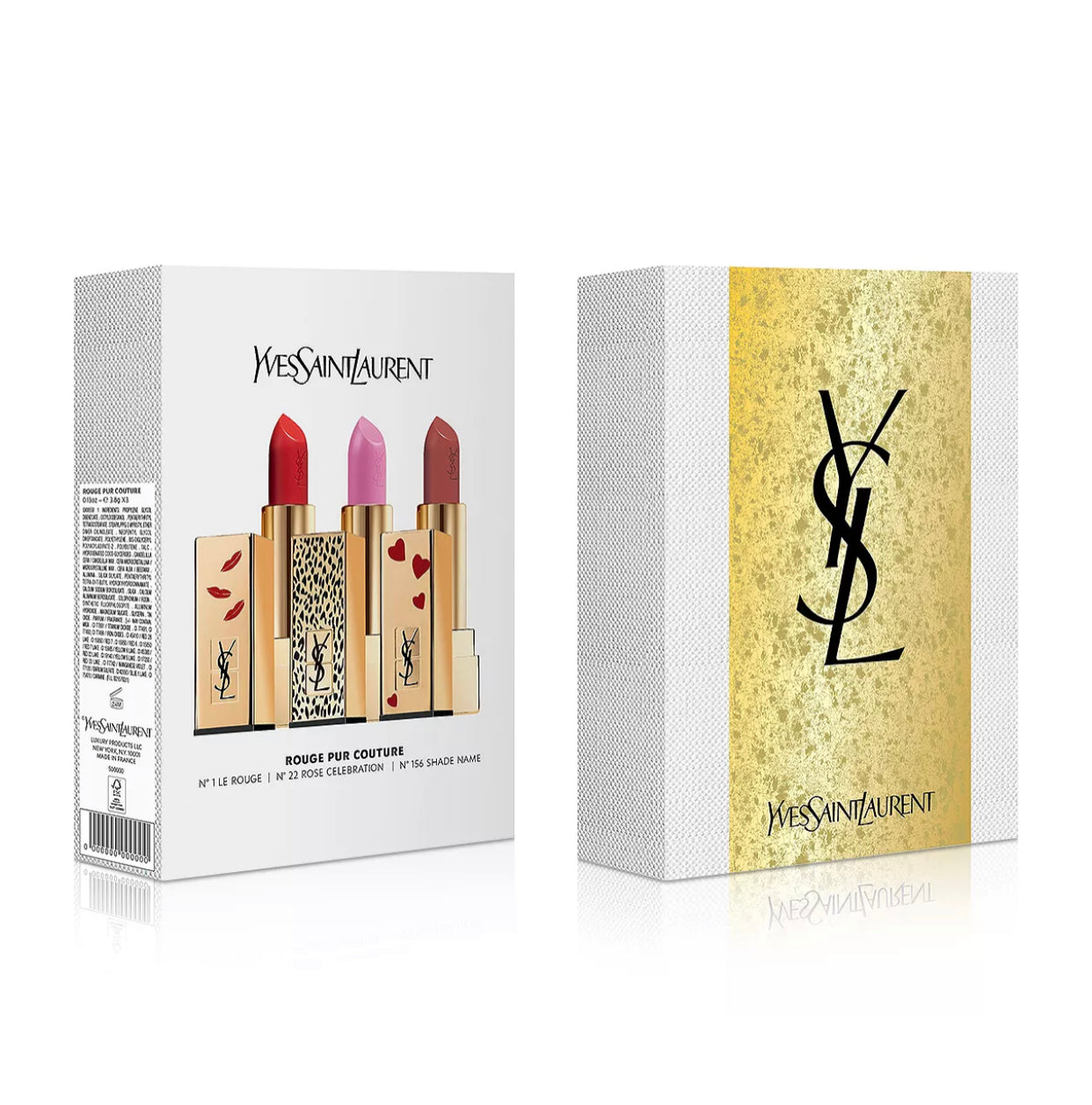 YSL, ROUGE PUR COUTURE SATIN LIPSTICK LIMITED EDITION TRIO