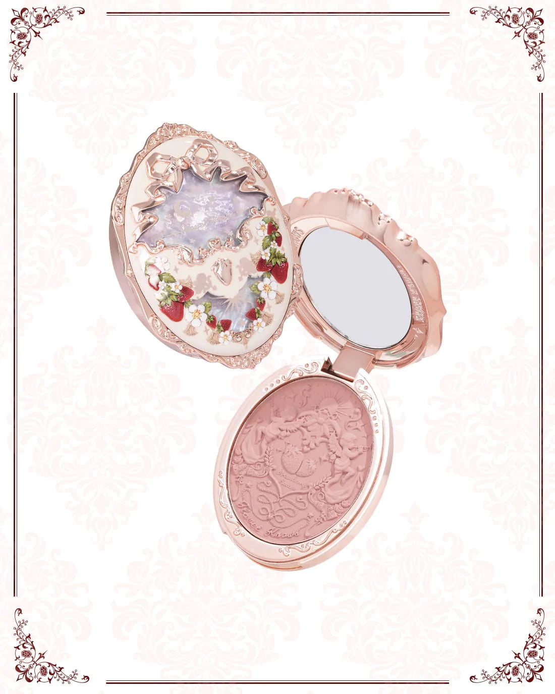 FLOWER KNOWS, STRAWBERRY ROCOCO EMBOSSED BLUSH