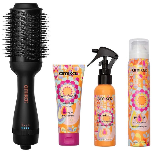 AMIKA, START TO FINISH BLOW DRYER BRUSH SET