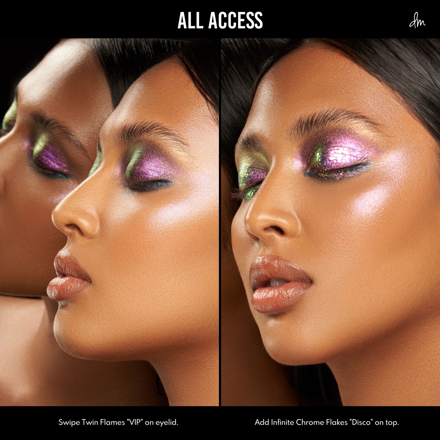 Danessa Myricks Beauty Infinite Chrome Holiday Kit - Eye & Face Multichrome Pigments